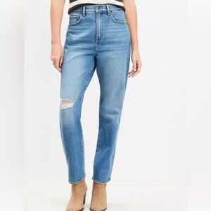 Excellent condition LOFT straight denim Sz 10